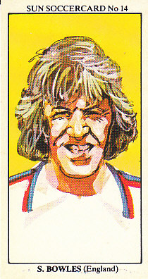 Stan Bowles England 1978/79 the SUN Soccercards #14